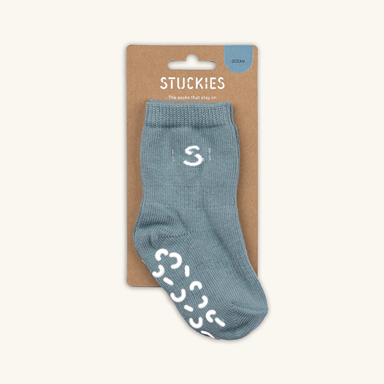 Smarta babysockor Stuckies 1-pack Blå 16-18