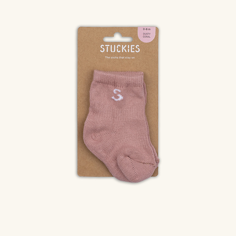 Smarta babysockor Stuckies 1-pack Rosa 10-15