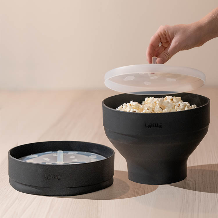 Popcorn maker för mikron Svart