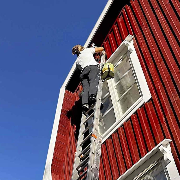 Färgburkshållare för stege