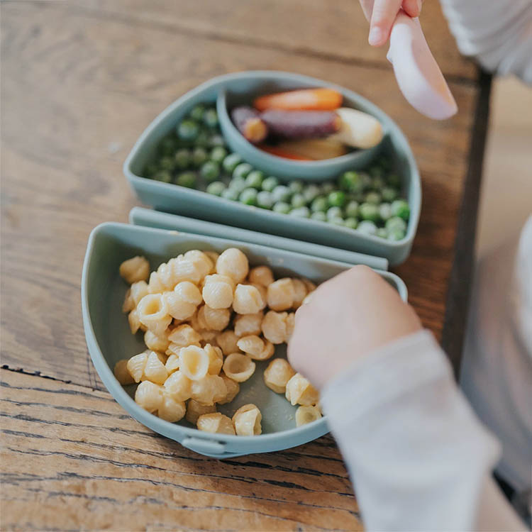 Läs mer om Matlåda för barn, Miniware, Grön