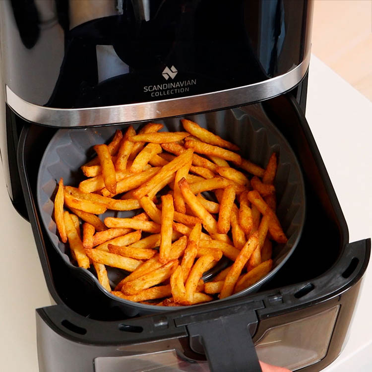 Läs mer om Silikonform till airfryer, rund 22 cm