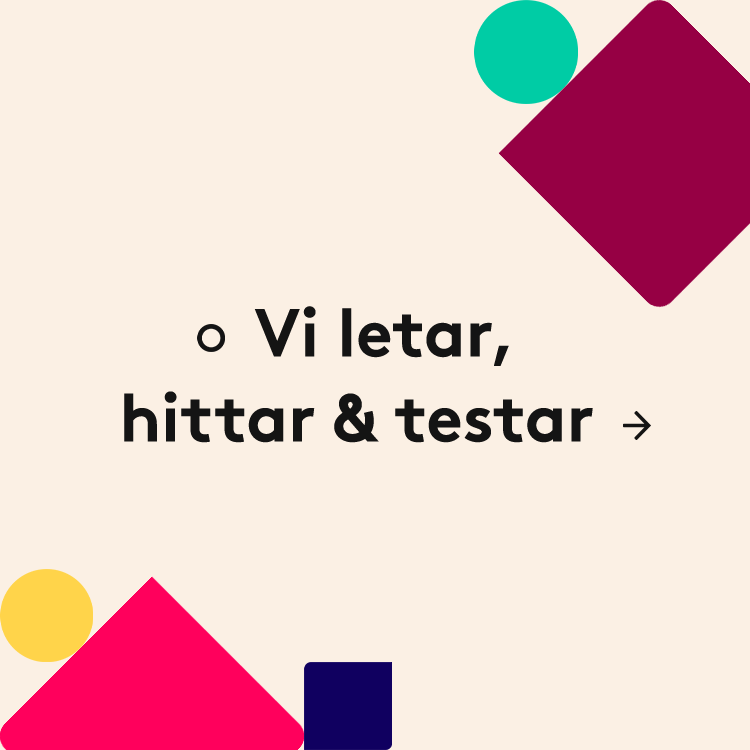 Om oss - Vi letar, hittar och testar