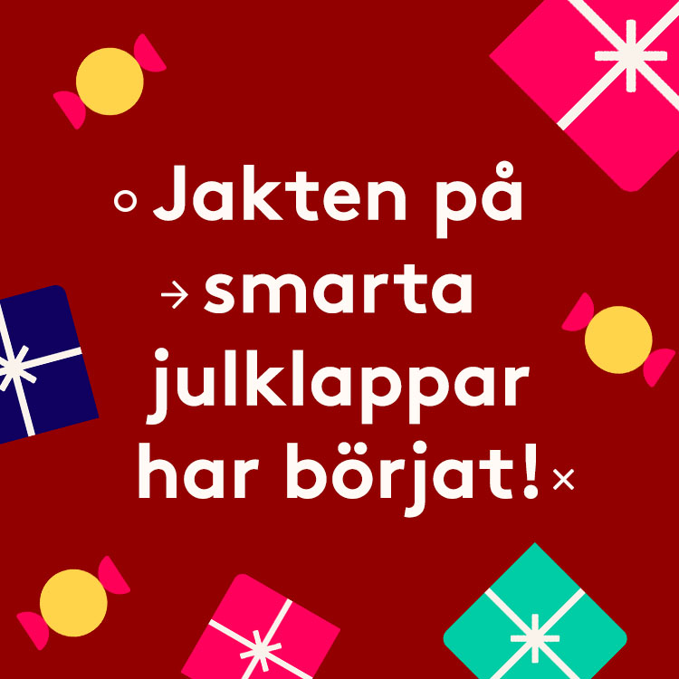 Jakten på smarta julklappar har börjat!